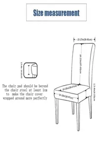 1pc Solid Color Stretchy Chair Slipcover, Modern Polyester Dining Room Chair Slipcover For Home - Light Grey - View 6
