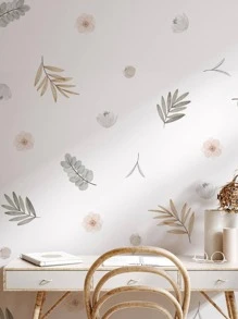 ملصق زهرة بسيط عتيق للجدران ألوان رقيقة خلفية غرفة المعيشة المنزلية، ملصق أوراق الصفصاف والأوكالبتوس الزهرية لفن الجدران DIY، ملصقات ديكور منزلي بوهيمي، ملصقات، ملصق جداري، ملصق فينيل لديكورات المنزل، عناصر ديكور الربيع لتنشيط منزلك، ملصقات ديكور الأغصان هدايا عيد الميلاد والتخرج