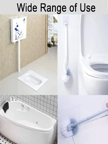 2pcs Long Handle Toilet Cleaning Brush - Grey - View 5