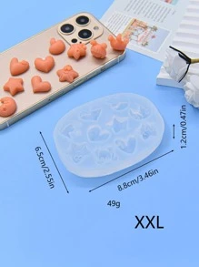 1入組卡通圖案DIY矽膠模具 - 白色 - 查看 7