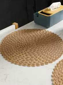 1 pieza de individuales tejidos naturales Boho para mesa de cocina interior / exterior, mantel individual duradero, resistente al calor, lavable, para mesa de comedor, ideal para picnic, festival, boda y fiestas