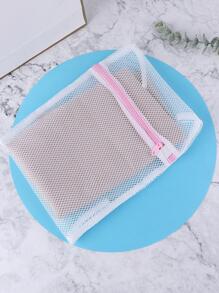 1 pieza Bolsa de lavandería liso - Rosa - Ver 3