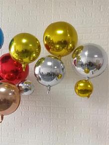 1入組金屬紅色裝飾氣球簡單素色PE22英寸氣球適合婚禮、派對、假日 - 紅色 - 查看 5