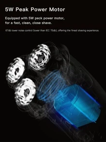 1 pieza Maquinilla de afeitar de plástico negro para casa - Negro - Ver 10