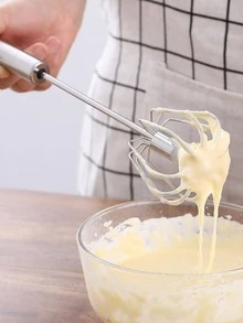 1 pieza Batidor de acero inoxidable - Plateado - Ver 2