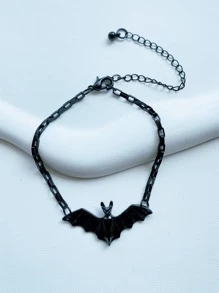 Vòng tay trang trí hình dơi - màu đen - Xem 1