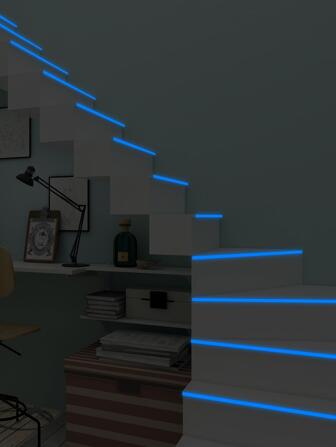 1卷寵物地面密封極簡夜光瓷磚裝飾美縫膠帶