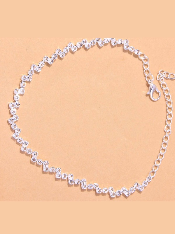 Rhinestone Anklet Chain SHEIN USA