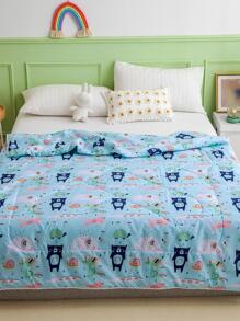 Edredón con estampado de dibujos animados - Multicolor - Ver 1