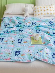 Edredón con estampado de dibujos animados - Multicolor - Ver 3