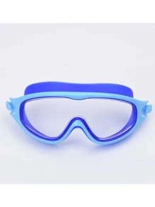 矽膠防水防霧潛水泳鏡適用於兒童 - 白色 - 查看 2