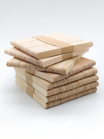 100 piezas Palito de helado de madera
