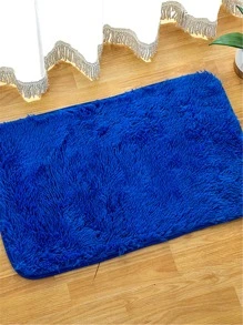 1 Tấm Thảm Mờ Chắc Chắn, Thảm Lót Sàn Polyester Tối Giản Cho Gia Đình - Xanh đậm - Xem 8