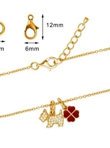 200入組開口跳環和100入組龍蝦扣套裝適合珠寶製作DIY - 金黃色 - 查看 6