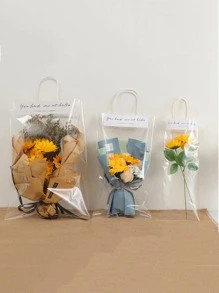 1入組花收納現代透明花收納袋和派對 - 無色 - 查看 1