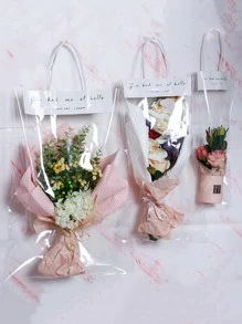 1入組花收納現代透明花收納袋和派對 - 無色 - 查看 2