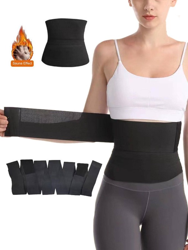 1pc Adjustable Hourglass Waist Trainer, Slimming High Support Cincher