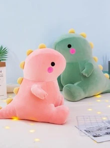 1 pieza Cojín decorativo con diseño de dinosaurio - Verde - Ver 3