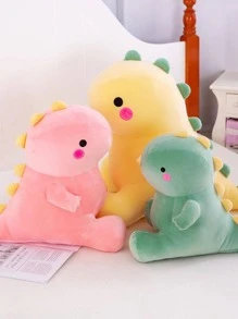 1 pieza Cojín decorativo con diseño de dinosaurio - Verde - Ver 4