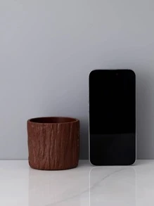 1pc Artificial Potted Plant - Coffee Brown - View 3