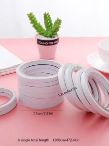2pcs Plain Double-sided Tape - White - View 3