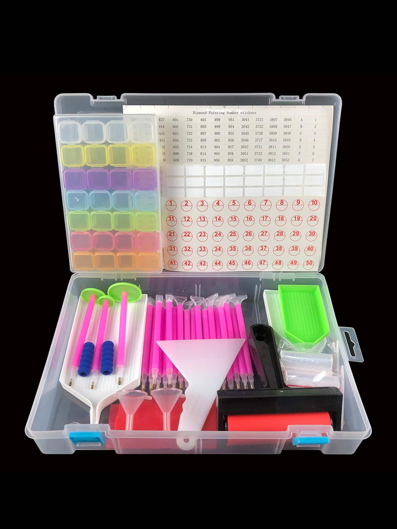 1件套水鑽繪畫工具,便攜水鑽繪畫工具適用於DIYDIY5D鑽石繪畫牆貼壁畫工具套裝水鑽藝術繪畫配件