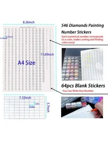 1件套水鑽繪畫工具,便攜水鑽繪畫工具適用於DIYDIY5D鑽石繪畫牆貼壁畫工具套裝水鑽藝術繪畫配件