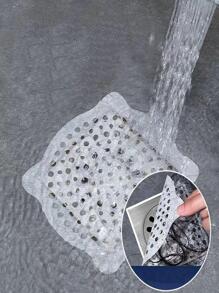 10 件一次性毛发过滤器盖家居浴室装饰 - 白色 - 查看 3