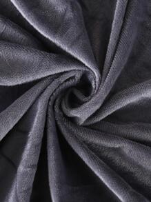 1pc Plain Pillow, Simple Maternity Pillow For Bedroom - Black - View 7