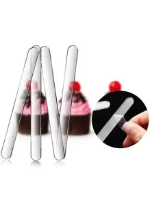 5入組/套PMMA冰淇淋棒，廚房用極簡主義透明工藝棒
