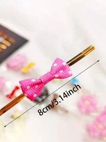 20 Cái/bộ Cà Vạt Xoắn Trang Trí Nơ, Cà Vạt Xoắn Polyester Hiện Đại Cho Bữa Tiệc - Màu tím hoa cà - Xem 5