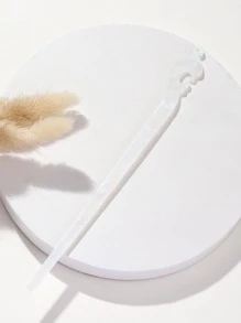 Ghim cài tóc tối giản - trắng - Xem 2