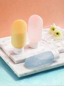 3pcs/set 60ml Plastic Lotion Dispenser, Simple Portable Lotion Bottle For Travel - Multicolor - View 5
