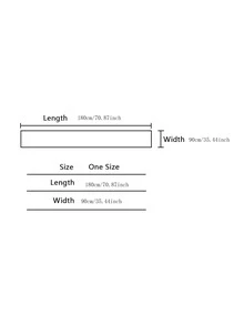 1pc Women Allover Print Raw Trim Fashion Scarf, For Summer - Khaki - View 3