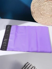 10入組簡約風紫色快遞包,空白紫色郵寄包 - 紫色 - 查看 3