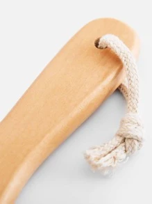 1入組木頭沐浴極簡風格沐浴刷適用於浴室