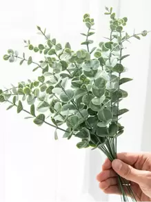 10pcs Artificial Plant - Green - View 8