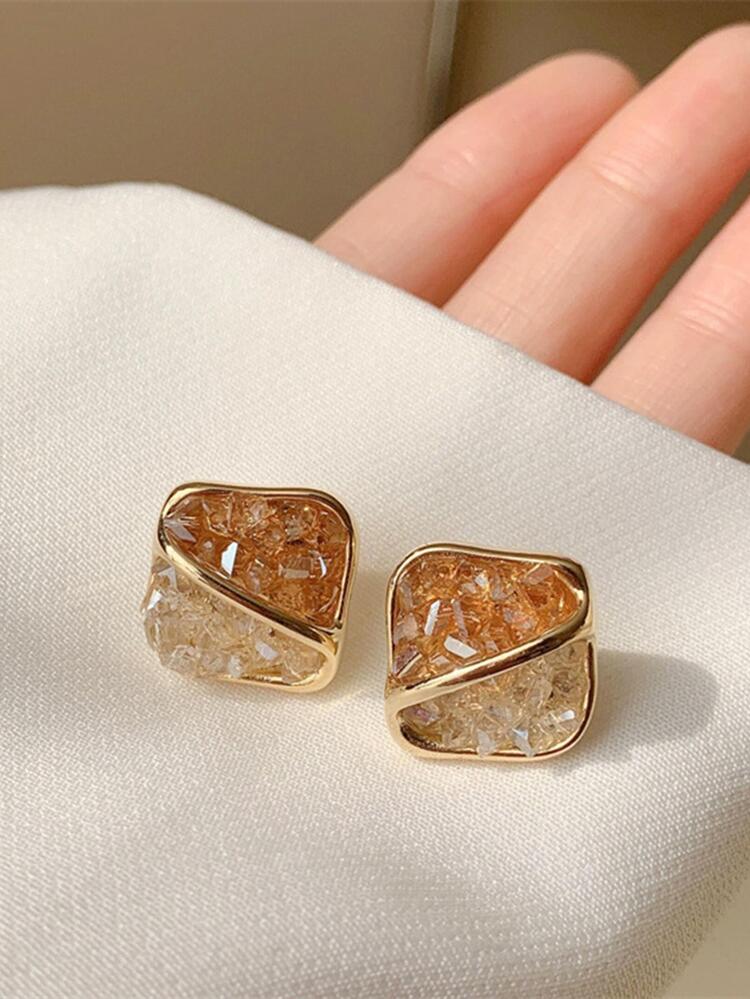 Andkiss Geometric Stud Earrings