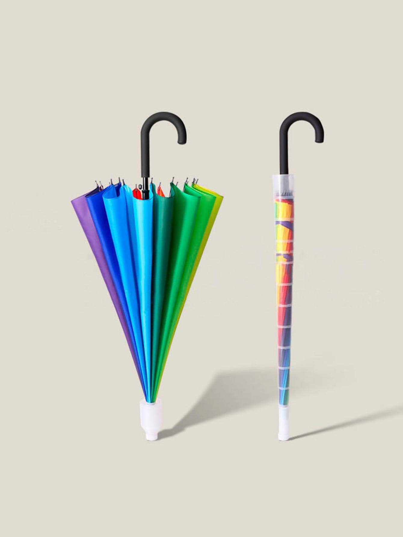 1pc Clear Umbrella Storage Cover - White - View 1