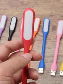 1 pieza ABS Libro simple portátil LED Luz de libro recargable para escuela - Rosa - Ver 3