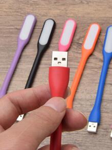 1 pieza ABS Libro simple portátil LED Luz de libro recargable para escuela - Rojo - Ver 6