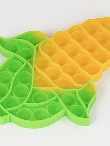 Corn Shaped Push Pop Bubble Fidget Toy - Multicolor - View 2