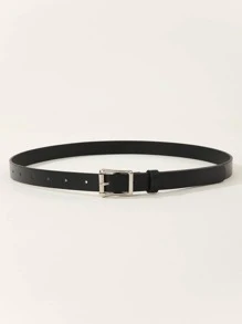 1pc Fashionable Casual Versatile Women's Belt, Suitable For Various Occasions And Festivals, Parties, Leisure Activities - Black - View 5