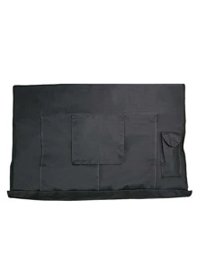 1 gói Vỏ tivi chống bụi màu đen đơn giản, Vỏ tivi PVC chống nước cho gia đình - màu đen - Xem 5