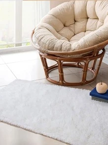 Soft Long Rug For Bedroom Living Room White Plush Fluffy Bedside Rug  Shag Fluffy  Rug Carpet Non Shedding For Nursery Children Kids Girls Room Home Decorative ,Room Decor