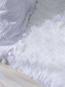 Soft Long Rug For Bedroom Living Room White Plush Fluffy Bedside Rug  Shag Fluffy  Rug Carpet Non Shedding For Nursery Children Kids Girls Room Home Decorative ,Room Decor