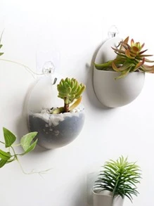 4 piezas/set Cesta de macetero colgante planta modernista para casa