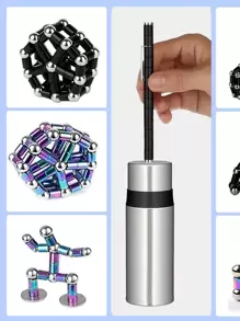 iTechjoy 1pc Magnetic Fidget Pen Relieve Stress Toy - Multicolor - View 2