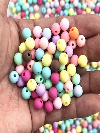 50入組/套時尚8mmDIY珠子適合女士DIY首飾製作