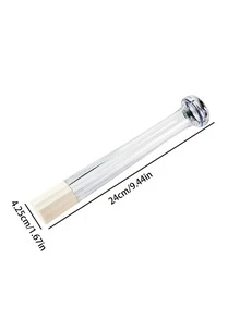 1 pieza Machacador ABS fruta modernista manual fruta para cocina - transparente - Ver 3